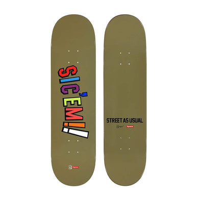 Supreme Wtaps Sic'em! Skateboard Olive