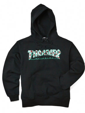 Thrasher  Rose Hooide(BLACK)