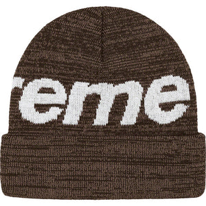 Supreme Big Logo Beanie Black