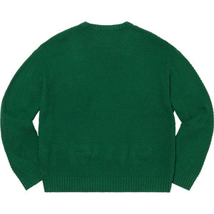 Supreme Textured Small Box Sweater Navy