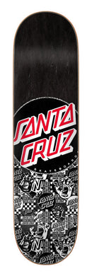Santa Cruz Flier Collage Dot 7 Ply Birch Skate Deck