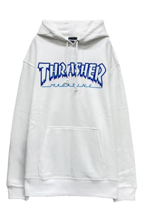 Thrasher Japan Ice Logo Hooded Sweatershirt White