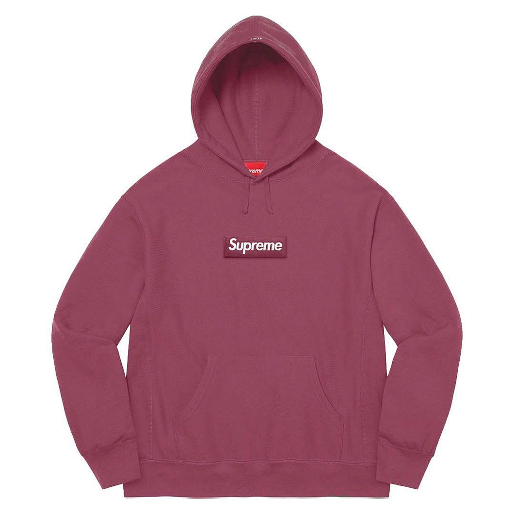 Supreme Box Logo Hooded Sweatshirt Plum