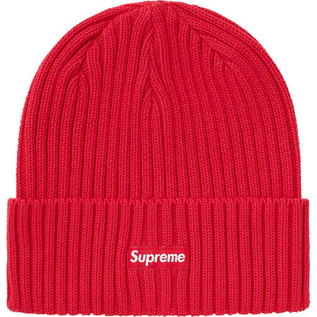 Supreme Overdyed Beanie Red