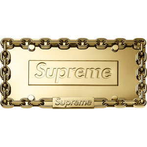 Supreme Chain License Plate Frame