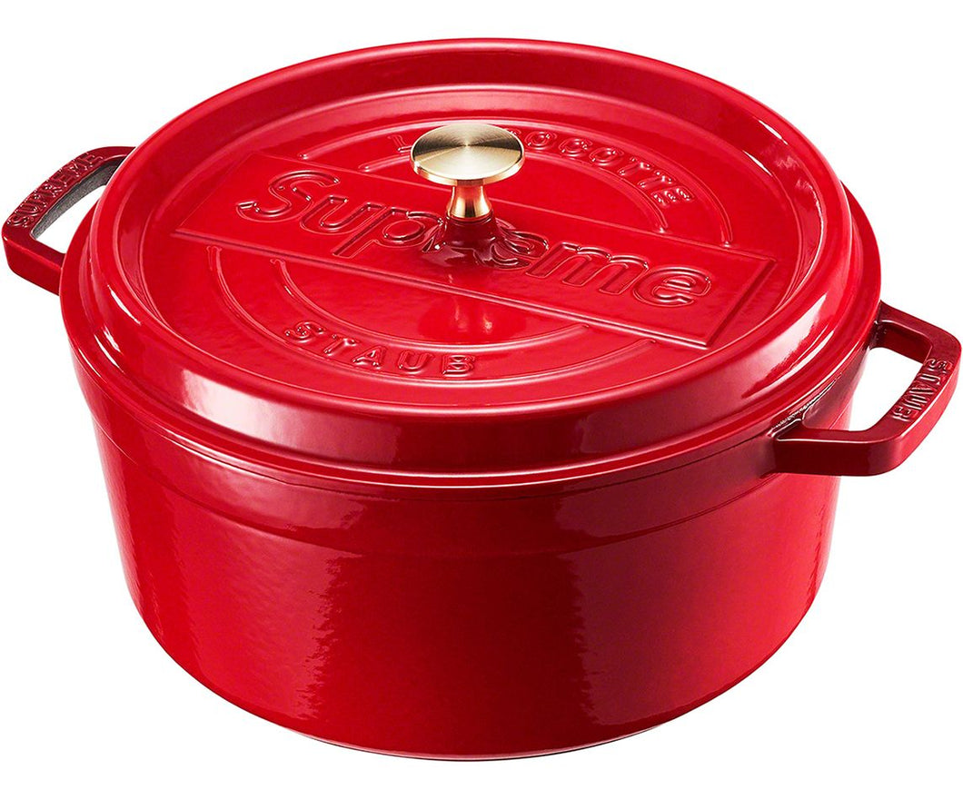 PREORDER SS23 Supreme/STAUB Round 5.5 Qt. Cocotte