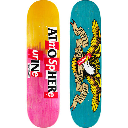 Supreme Anti Hero Skateboard Pink