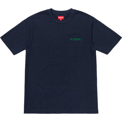 Supreme Embroidered Pocket Tee