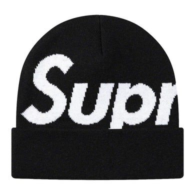 Supreme Big Logo Beanie Black