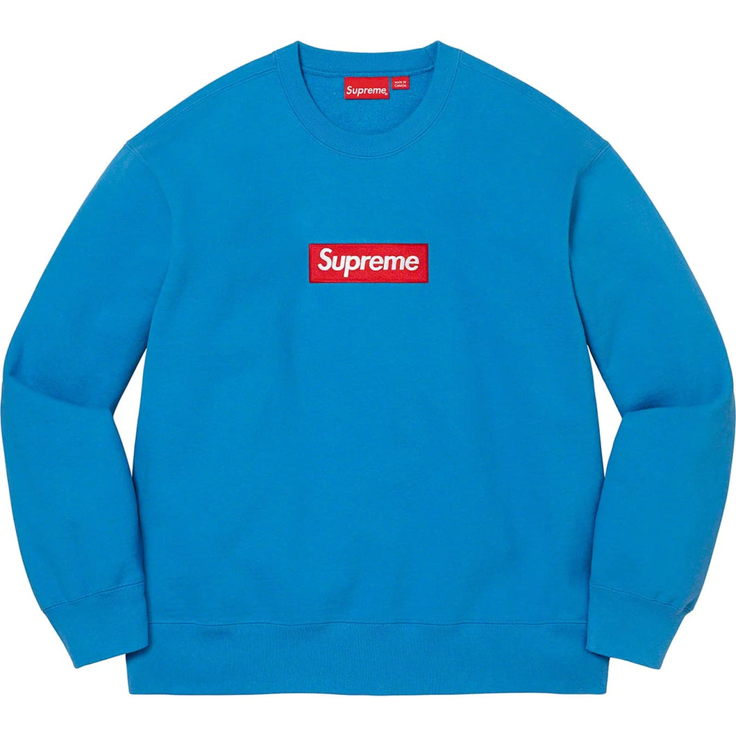 Supreme Box Logo Crewneck Blue