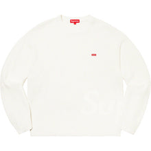 Supreme Textured Small Box Sweater White