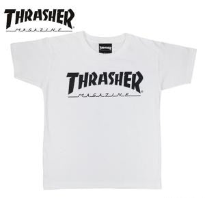 Thrasher Japan Kids Magazine Logo Tee White