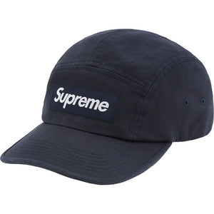 Supreme Washed Chino Camp Cap SS21 Navy