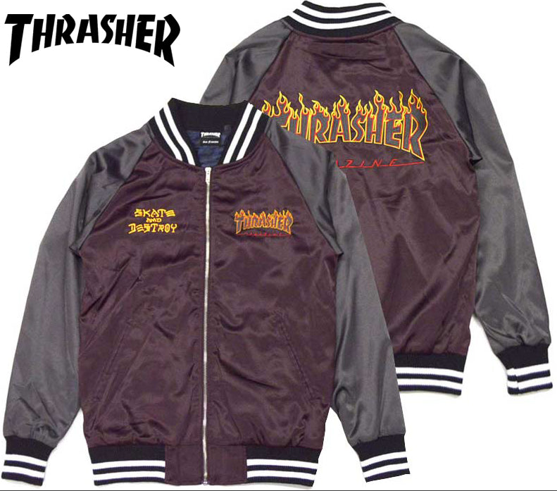 Thrasher Flame Souvenir Jacket