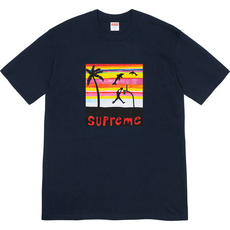 Supreme Dunk Tee Navy