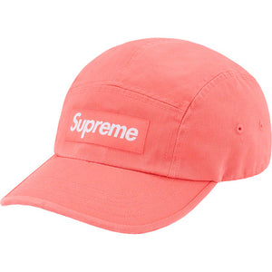 Supreme Washed Chino Camp Cap SS21 Coarl