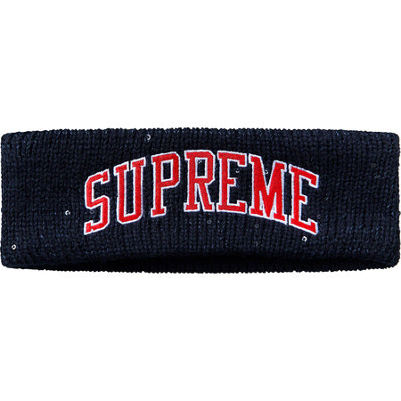 Supreme New Era Sequin Arc Logo Headband