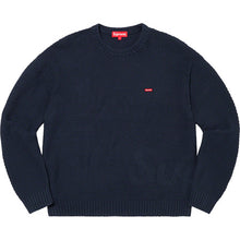 Supreme Textured Small Box Sweater Navy