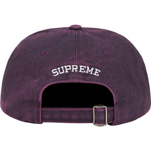 Supreme Washed Twill 6-Panel Purple