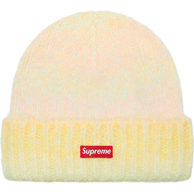 Supreme Gradient Stripe Beanie Yellow