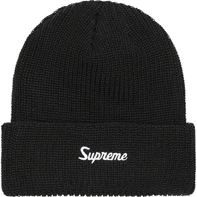 Supreme Loose Gauge Beanie Black