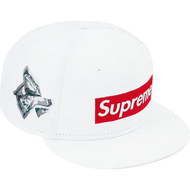 Supreme Money Box Logo New Era White