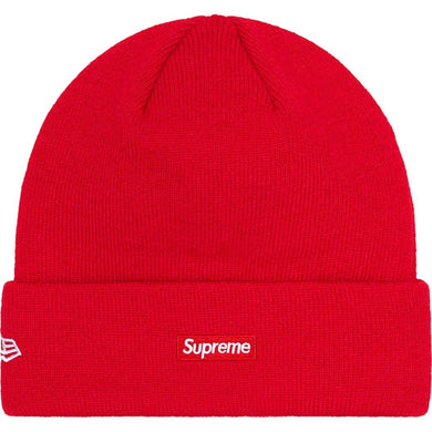 Supreme New Era S Logo Beanie Red