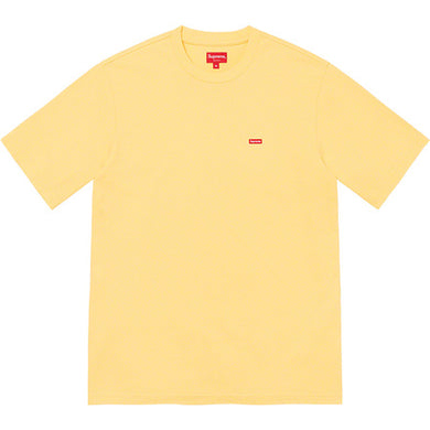 Supreme Small Box Tee yellow 2022