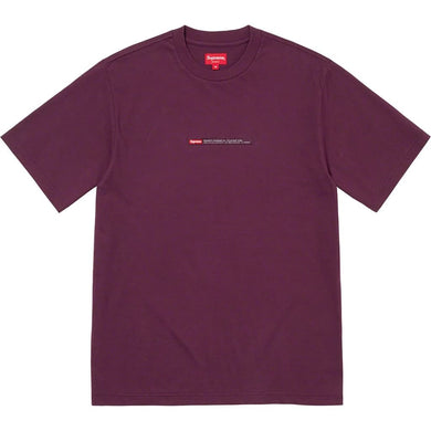 Supreme Property Label S/S Top Eggplant