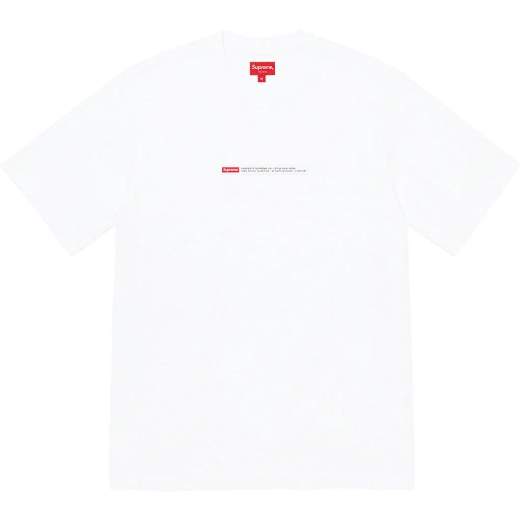 Supreme Property Label S/S Top White