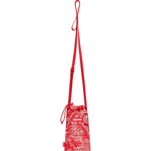 Supreme Puffer Pouch Red Paisley