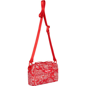 Supreme Puffer Side Bag Red Paisley