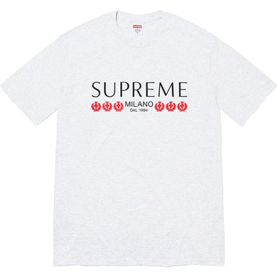 Supreme Milano Tee Ash