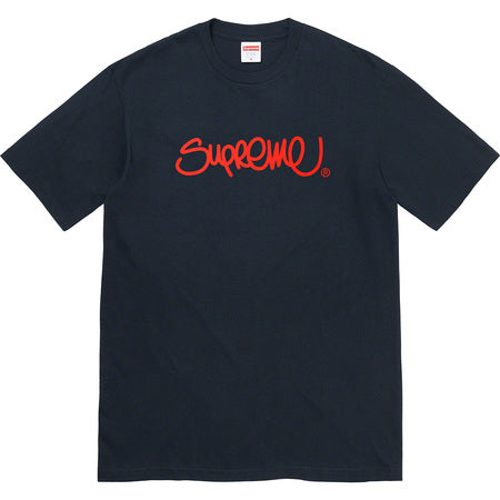 Supreme Handstyle Tee Navy