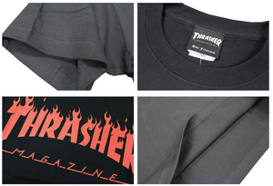 Thrasher Flame Logo S/S Tee Black