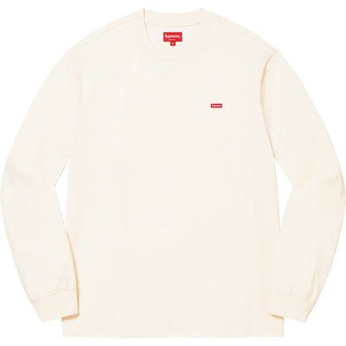 Supreme Small Box L/S Tee Natural