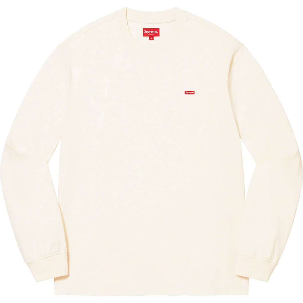 Supreme Small Box L/S Tee Natural