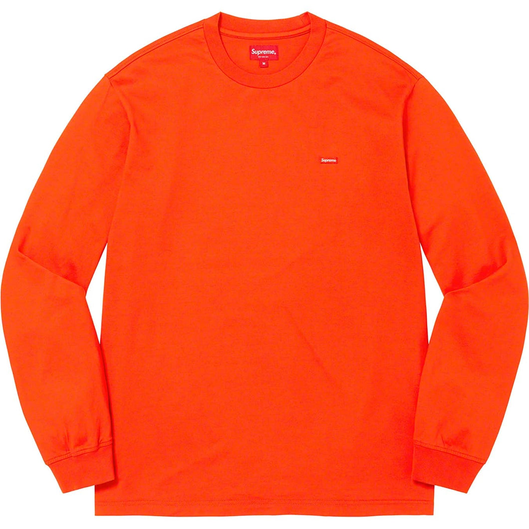 Supreme Small Box L/S Tee Bright Orange
