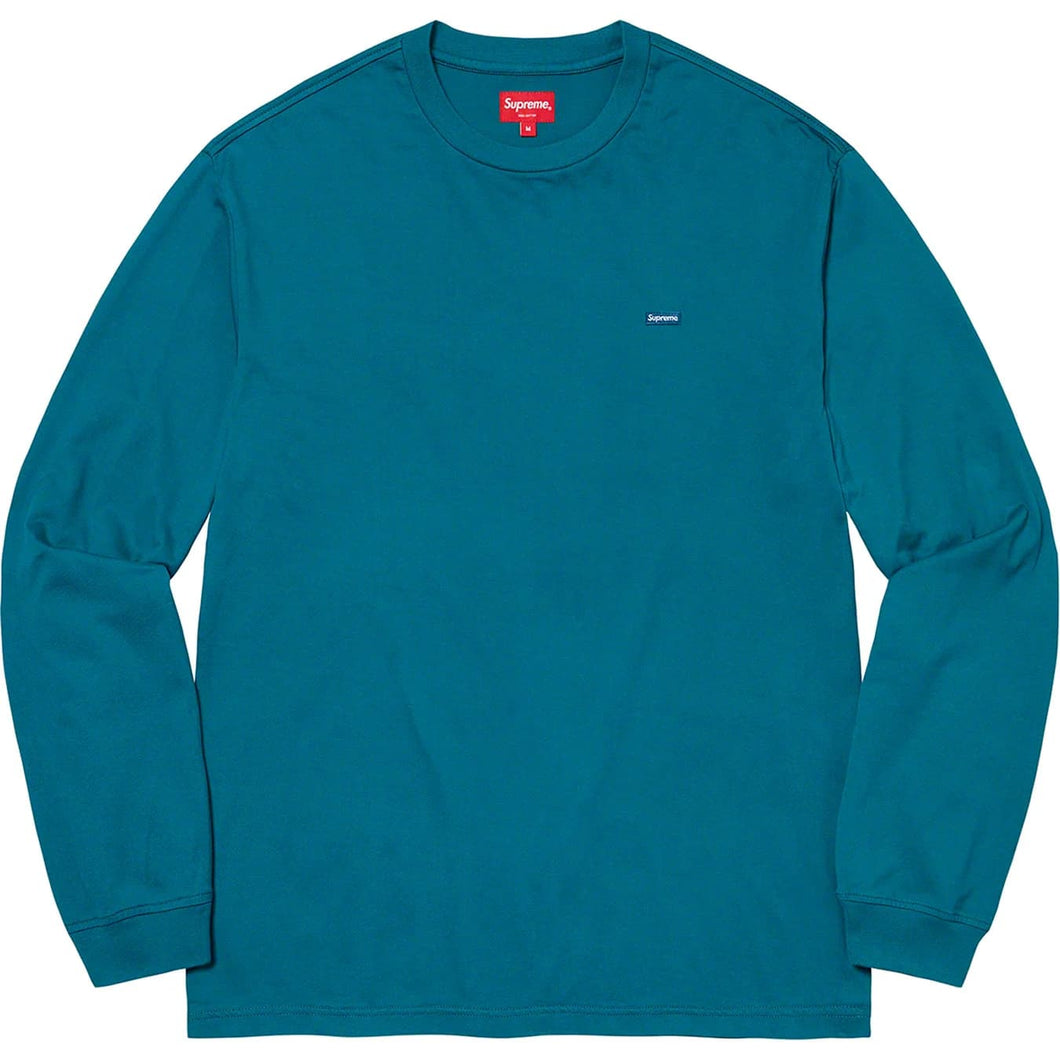 Supreme Small Box L/S Tee Teal