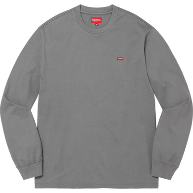 Supreme Small Box L/S Tee Charcoal