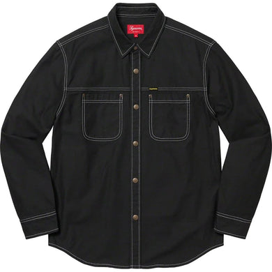 Supreme Snap Work Shirt Black