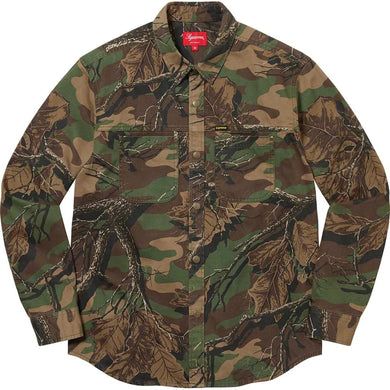 Supreme Snap Work Shirt Branch Woodland Camo