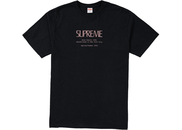 Supreme Anno Domini Tee Black