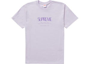 Supreme Anno Domini Tee Light Purple