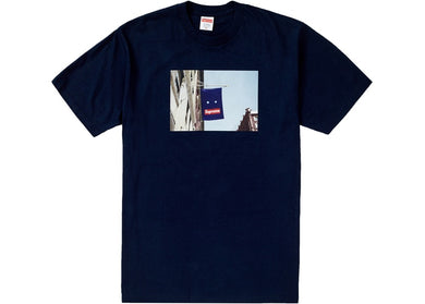 Supreme Banner Tee Navy