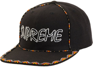 Beaded 6 Panel (Black)