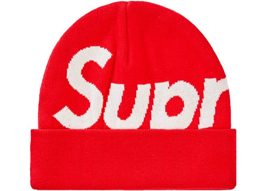 Supreme Big Logo Beanie (FW19) Red