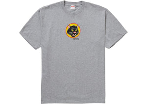 Supreme Black Cat Tee Grey