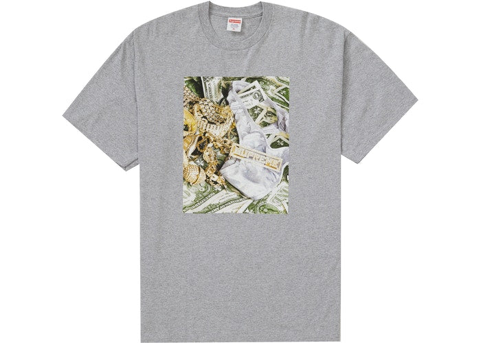 Supreme Bling Tee Grey