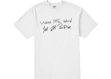 Supreme Buju Banton Wake The World Tee White